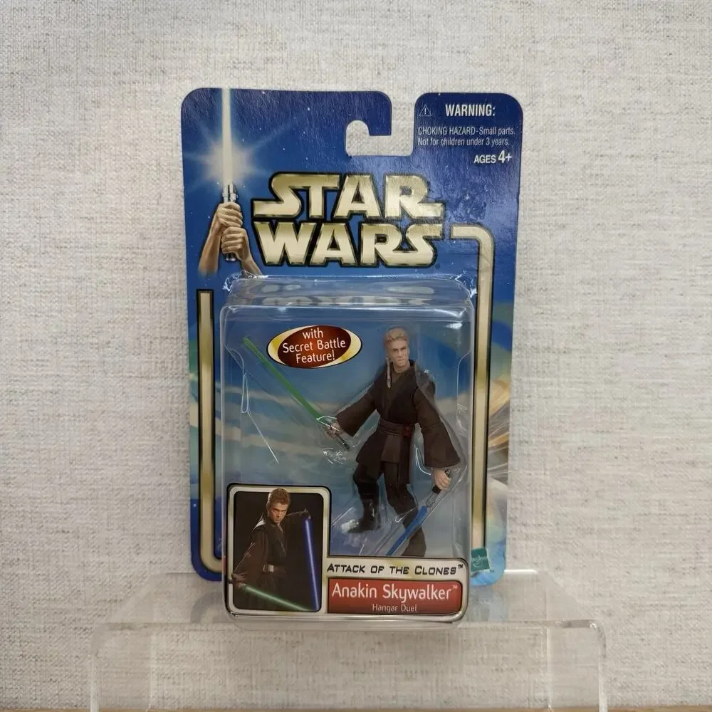 Star Wars Attack of the Clones Hanger Duel Anakin Skywalker Figure New